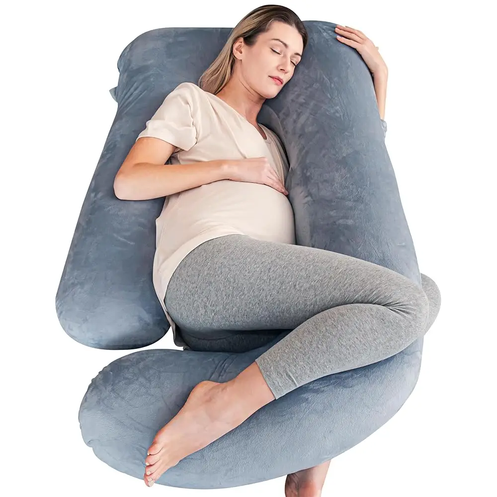 Pregnancy Pillows, Soft U-Shape Maternity Pillow With Removable Cover - Full Body Pillows For Adults Sleeping - Pregnancy Must
Pregnancy Pillows, Soft U-Shape Maternity Pillow With Removable Cover - Full Body Pillows For Adults Sleeping - Pregnancy Must