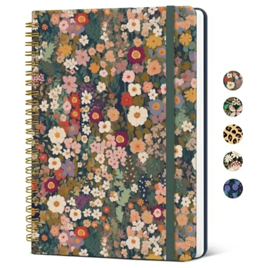 Lined Spiral Journal Notebook for Women, A5 Cute College Ruled Hardcover Notebook for Work and Note Taking, Pretty Journal for
Lined Spiral Journal Notebook for Women, A5 Cute College Ruled Hardcover Notebook for Work and Note Taking, Pretty Journal for