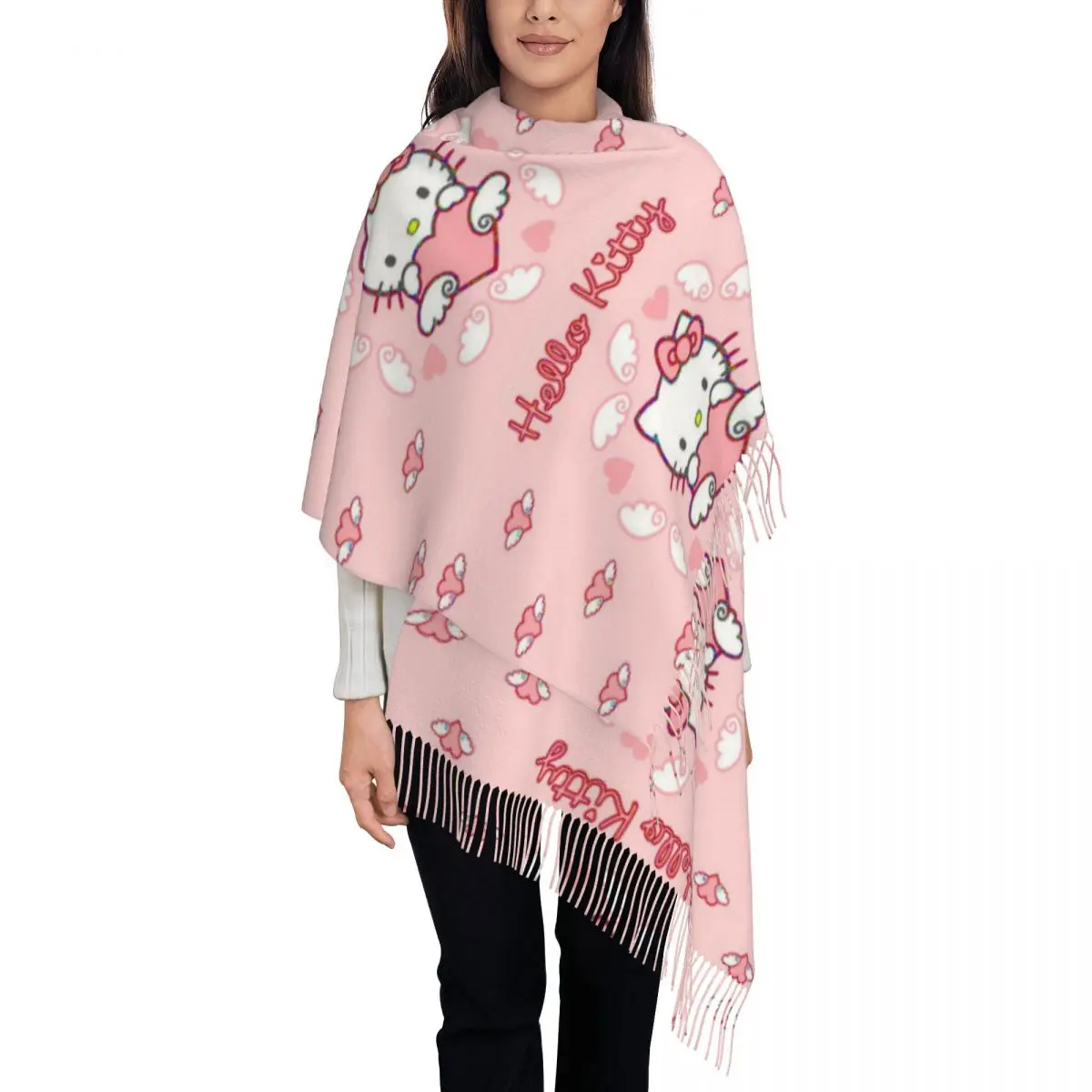 Custom Print Hello Kitty Cartoon Scarf Women Men Winter Fall Warm Scarves Kitty White Shawl Wrap
Custom Print Hello Kitty Cartoon Scarf Women Men Winter Fall Warm Scarves Kitty White Shawl Wrap