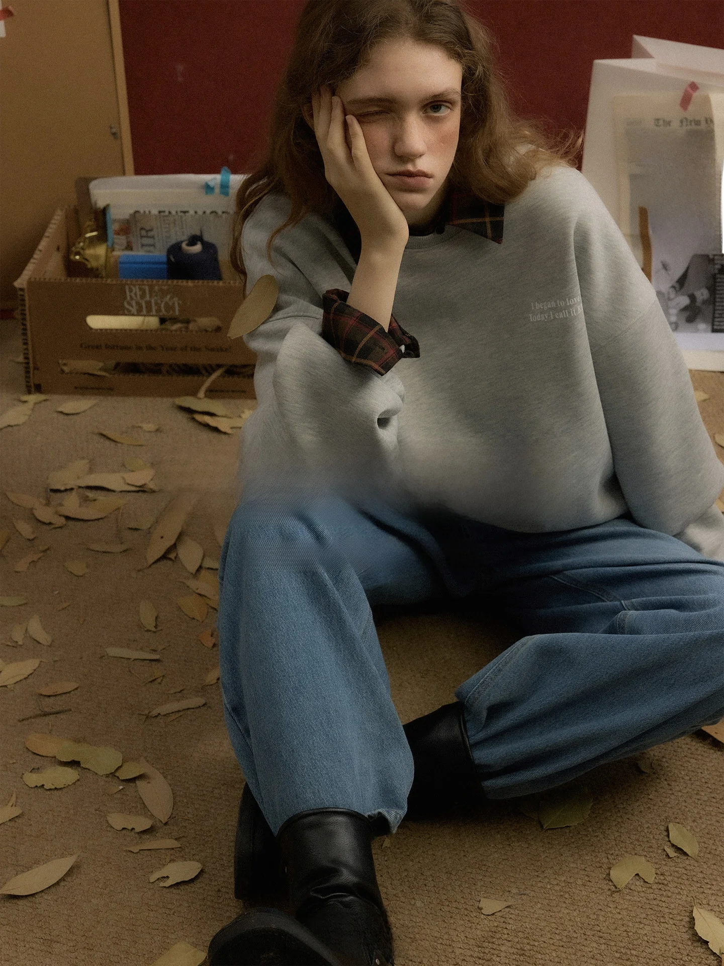 Relez Casual round Ne Fce Lined Sweatirt Women's Autumn Winter New Loose Retro Simple Match Top Printed Comfortable Co...
Relez Casual round Ne Fce Lined Sweatirt Women's Autumn Winter New Loose Retro Simple Match Top Printed Comfortable Co...