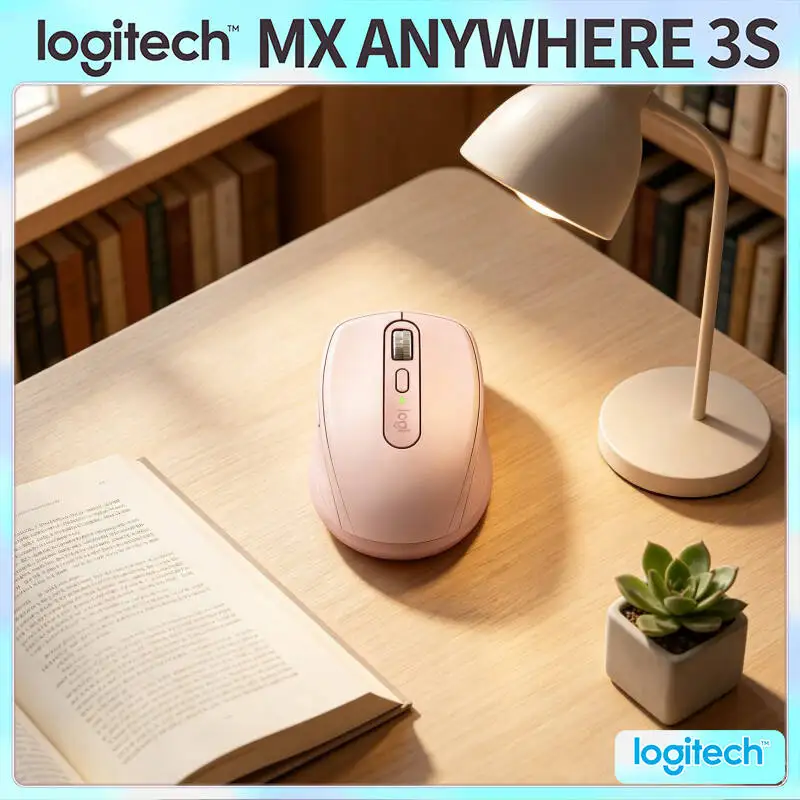Travel MX Anywhere 3S Mouse - Darkfield 8K DPI, Hyper-Scroll, Compact Build, Suitable for Co-working & Hotel Desk
Travel MX Anywhere 3S Mouse - Darkfield 8K DPI, Hyper-Scroll, Compact Build, Suitable for Co-working & Hotel Desk