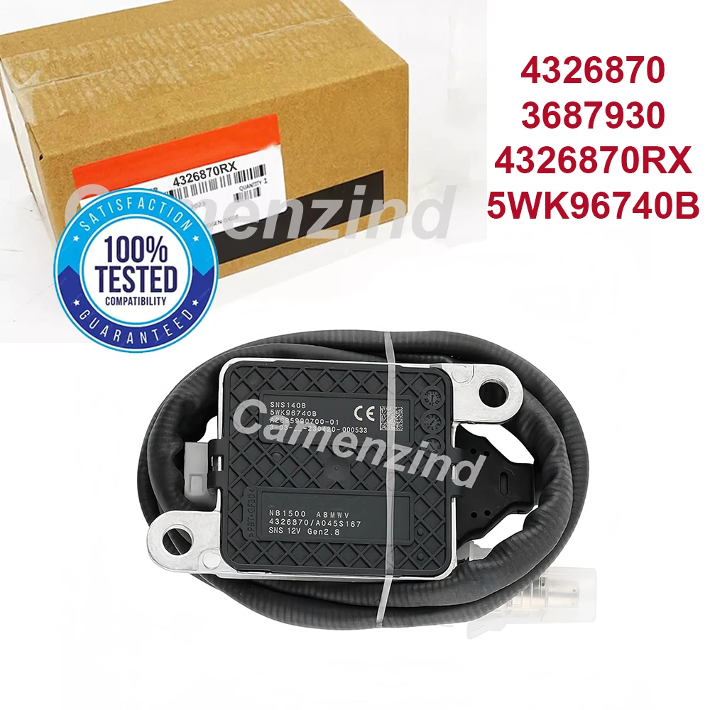 4326870 3687930 4326870RX 5WK96740B Nitrogen Oxide Sensor Nox Sensor for Cummins 2013-18 11.9L 15LISX15 , 3 Years Warranty
4326870 3687930 4326870RX 5WK96740B Nitrogen Oxide Sensor Nox Sensor for Cummins 2013-18 11.9L 15LISX15 , 3 Years Warranty