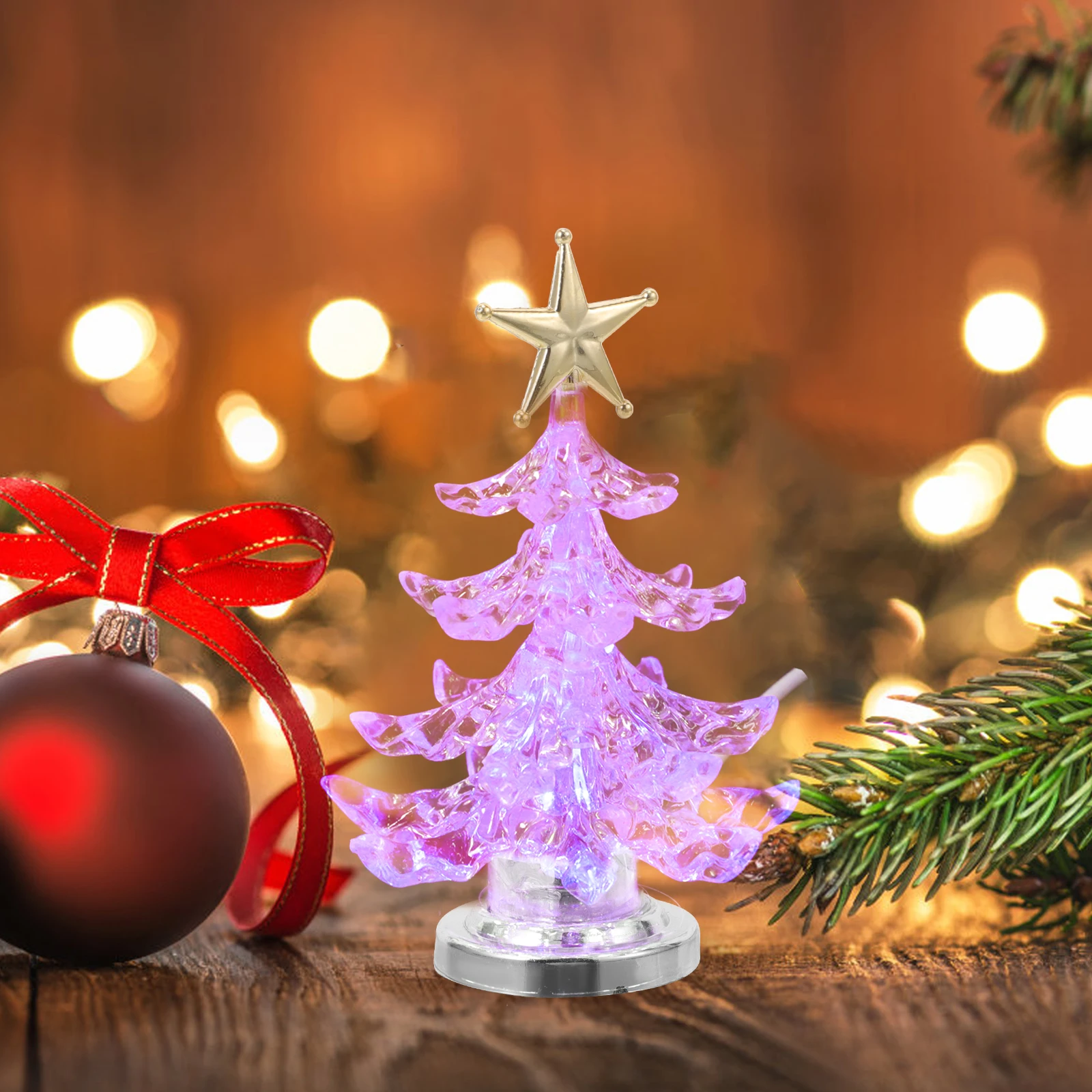 2Pcs Glowing Christmas Tree Night Lights Lamp Acrylic Color Changing Decoration for Bedroom Living Room Bar Cafe
2Pcs Glowing Christmas Tree Night Lights Lamp Acrylic Color Changing Decoration for Bedroom Living Room Bar Cafe