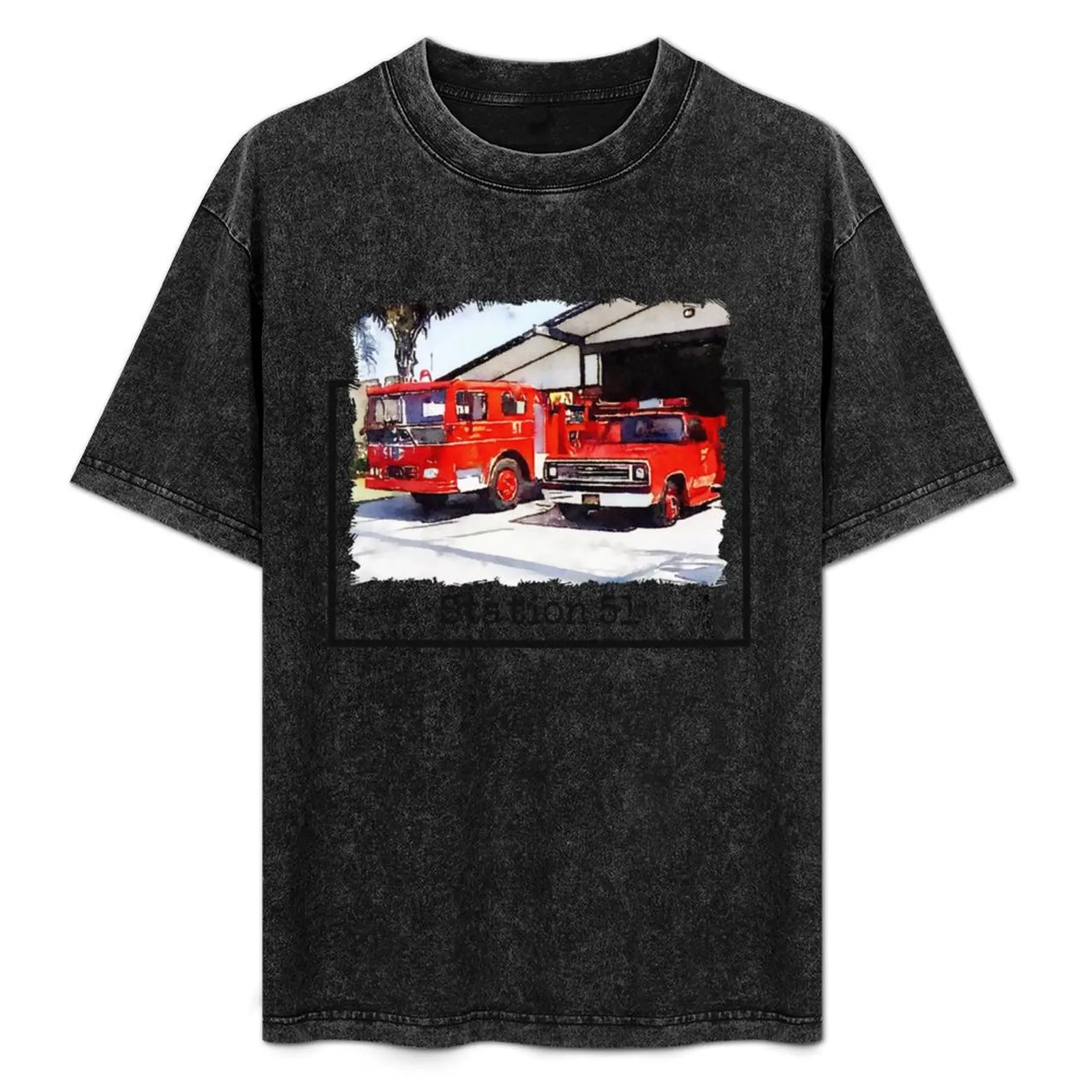 Fire Station 51, Emergency TV Show, Firetruck T-Shirt Fashion Pattern Printed Tee Shirt
Fire Station 51, Emergency TV Show, Firetruck T-Shirt Fashion Pattern Printed Tee Shirt