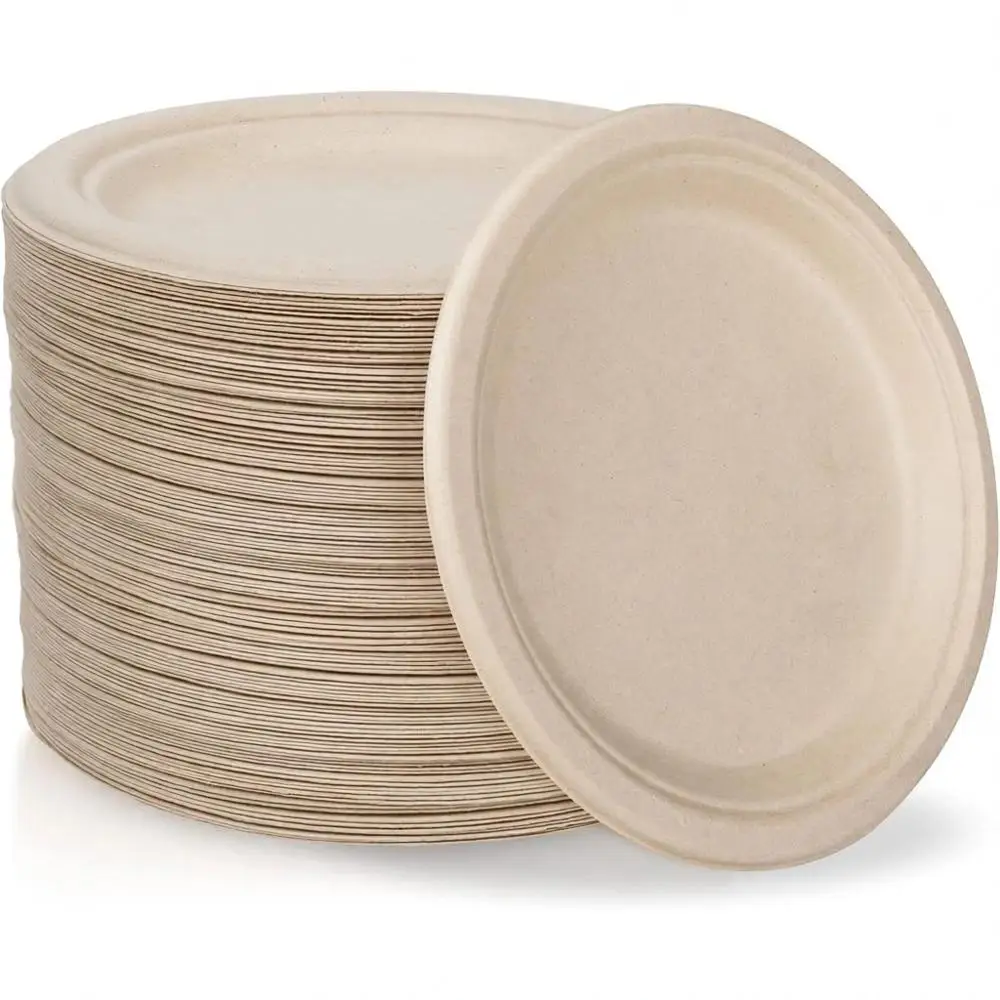 Eco-Friendly 9 Inch Compostable Paper Plates - 150 Pack, Durable & Heat Resistant, Plastic-Free Alternative
Eco-Friendly 9 Inch Compostable Paper Plates - 150 Pack, Durable & Heat Resistant, Plastic-Free Alternative