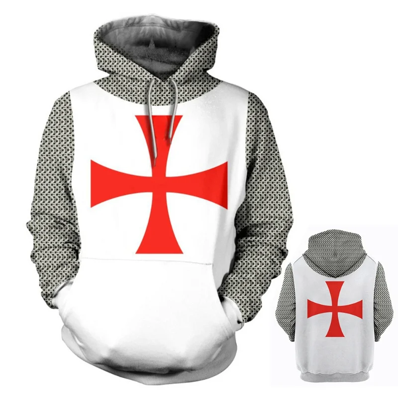 2026 European and American Cross-border New Style Knights Templar 3D Digital Printing Hoodie Cosplay Jacket Sweatshirt for Men
2026 European and American Cross-border New Style Knights Templar 3D Digital Printing Hoodie Cosplay Jacket Sweatshirt for Men