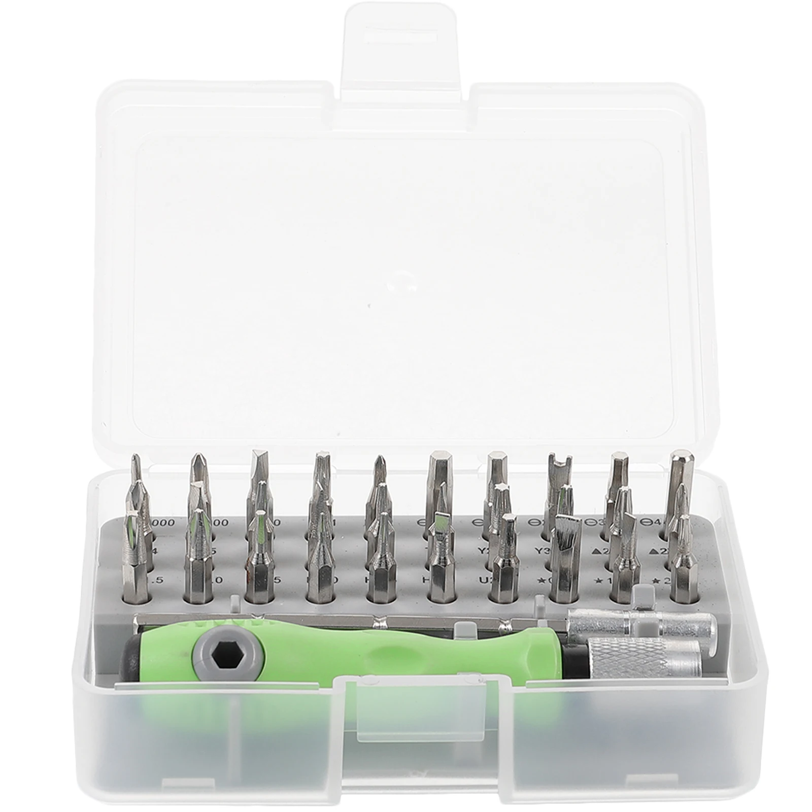 Precision Screwdriver Bit Set Vanadium Steel Repair Tool Kit Durable Alloy Construction Standard Specialty Bits Molded
Precision Screwdriver Bit Set Vanadium Steel Repair Tool Kit Durable Alloy Construction Standard Specialty Bits Molded