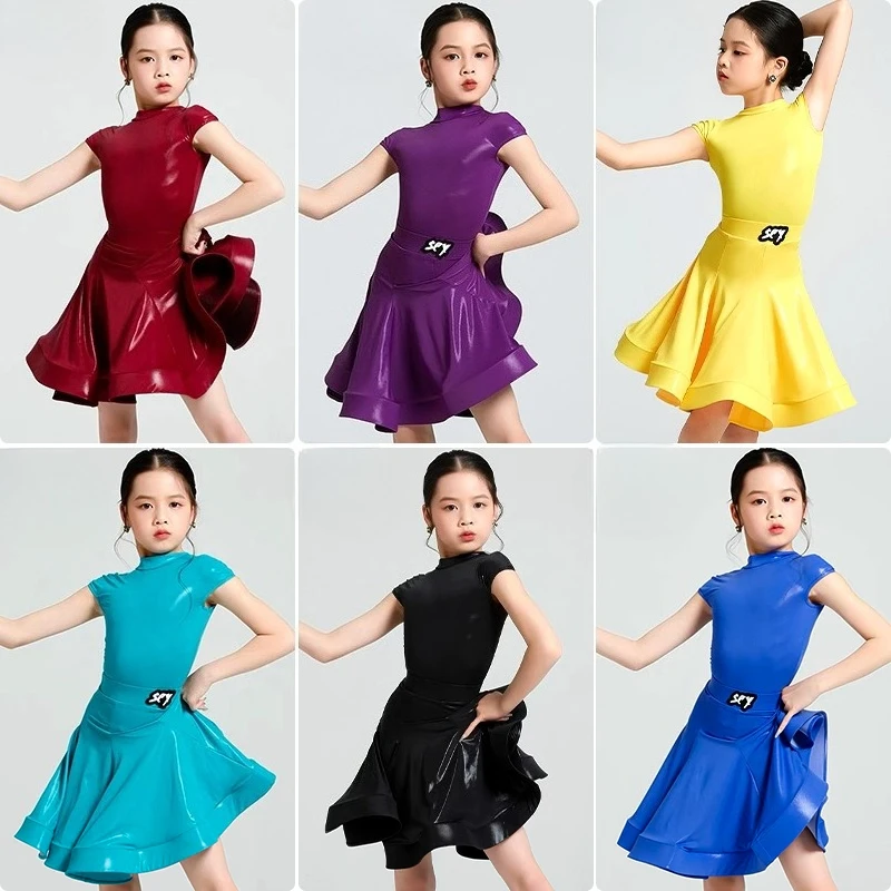 New high-quality children's Latin dance costumes a set of professional girls cha-cha dance competition performance costumes
New high-quality children's Latin dance costumes a set of professional girls cha-cha dance competition performance costumes