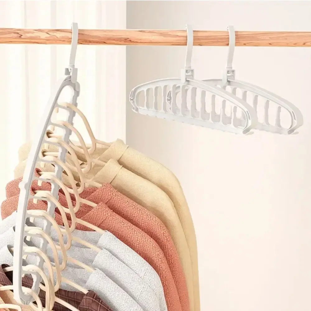 4PCS Rotatable Hook Multi-Hole Clothes Hanger Space-Saving Non-slip Clothes Hanging Rack Plastic Drying Clothes Rack Dormitory
4PCS Rotatable Hook Multi-Hole Clothes Hanger Space-Saving Non-slip Clothes Hanging Rack Plastic Drying Clothes Rack Dormitory