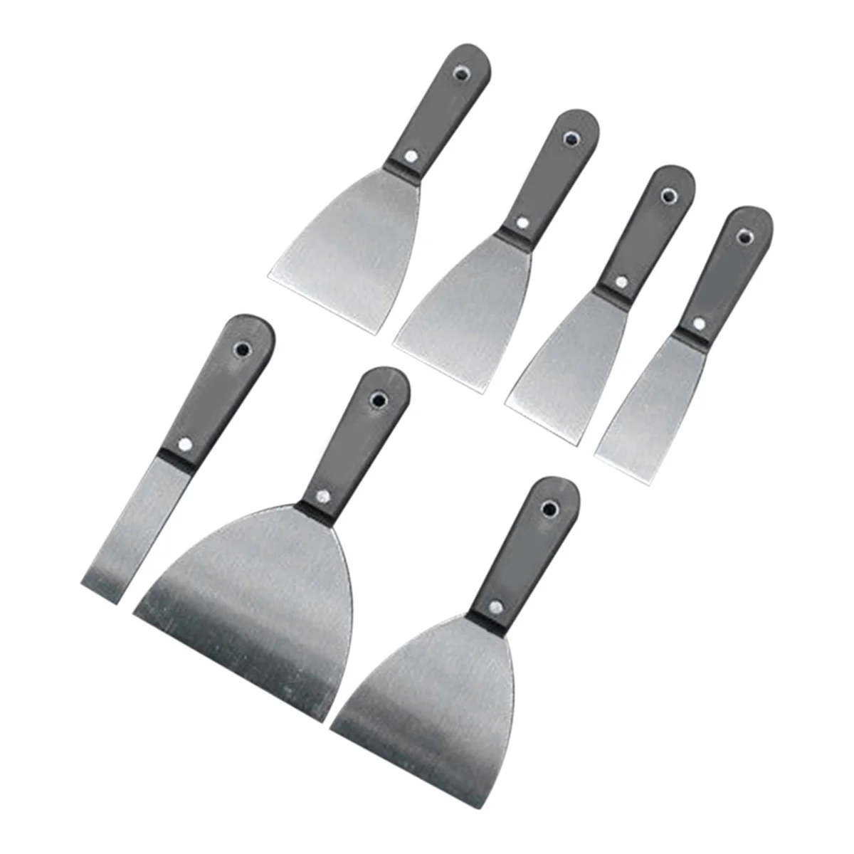 7PCS Drywall Tools, Knife Set, Drywall Taping Knife, Spackle Knife, Wallpaper Scraper Puttys Knives, Paint Remove
7PCS Drywall Tools, Knife Set, Drywall Taping Knife, Spackle Knife, Wallpaper Scraper Puttys Knives, Paint Remove