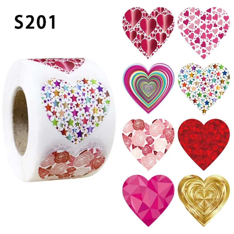 500pcs/roll Star Heart Stickers Cute Self-Adhesive Labels for Gift Wrapping Holiday Scrapbooking Decorative Sealing Stickers
500pcs/roll Star Heart Stickers Cute Self-Adhesive Labels for Gift Wrapping Holiday Scrapbooking Decorative Sealing Stickers