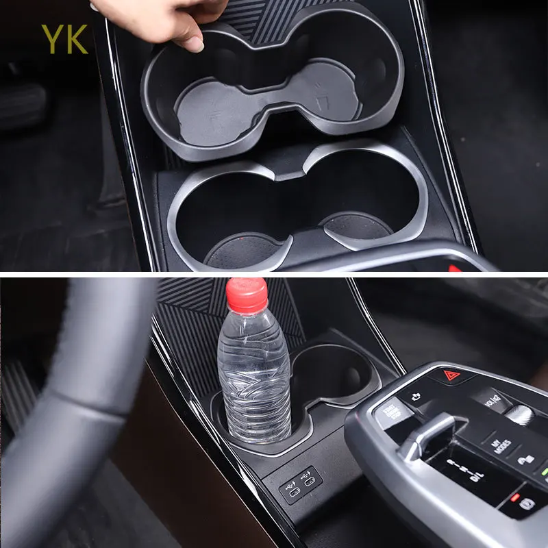 For BMW X1 IX1 U11 2023-2026 TPE Black Car Center Console Water Cup Holder Storage Box Trim Interior Car Accessories
For BMW X1 IX1 U11 2023-2026 TPE Black Car Center Console Water Cup Holder Storage Box Trim Interior Car Accessories