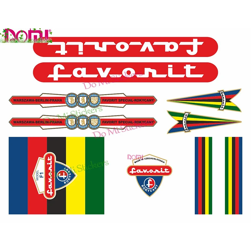 Czechoslovakia Retro Bicycle Favorit 1965 Decals Stickers Set 6 High Quality Vinyl Die Cutting JDM
Czechoslovakia Retro Bicycle Favorit 1965 Decals Stickers Set 6 High Quality Vinyl Die Cutting JDM