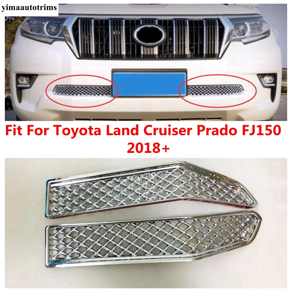 Front Bumper Grille Grill Net Panel Decoration Cover Trim ABS Accessories Fit For Toyota Land Cruiser Prado FJ150 2018 - 2020
Front Bumper Grille Grill Net Panel Decoration Cover Trim ABS Accessories Fit For Toyota Land Cruiser Prado FJ150 2018 - 2020