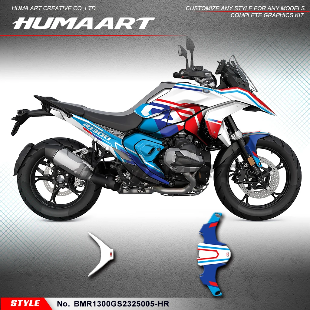 HUMAART Motorcycle Graphics Vinyl Sticker for R1300GS R 1300 GS 2023 2024 2025, Rebuild Kit, BMR1300GS2325005-HR
HUMAART Motorcycle Graphics Vinyl Sticker for R1300GS R 1300 GS 2023 2024 2025, Rebuild Kit, BMR1300GS2325005-HR