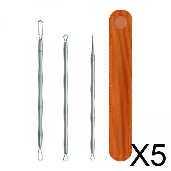 Professional Blackhead Remover Stainless Steel Pimple Extractor Kit with Needle Tip for Facial Care
Professional Blackhead Remover Stainless Steel Pimple Extractor Kit with Needle Tip for Facial Care