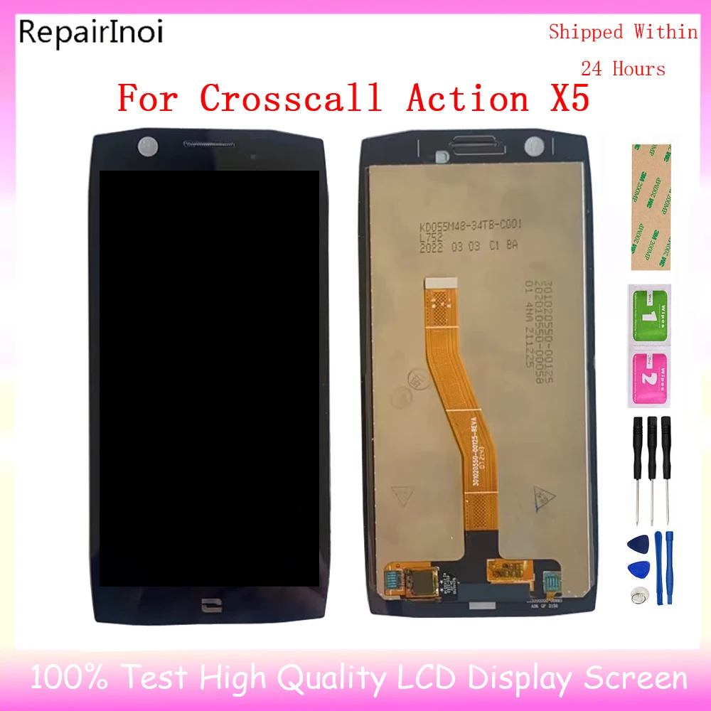 Оригинальный экран Action-X5 для Crosscall Action-X5, ЖК-дисплей в сборе для Crosscall Action X5, ЖК-экран Action X5, черный
Оригинальный экран Action-X5 для Crosscall Action-X5, ЖК-дисплей в сборе для Crosscall Action X5, ЖК-экран Action X5, черный