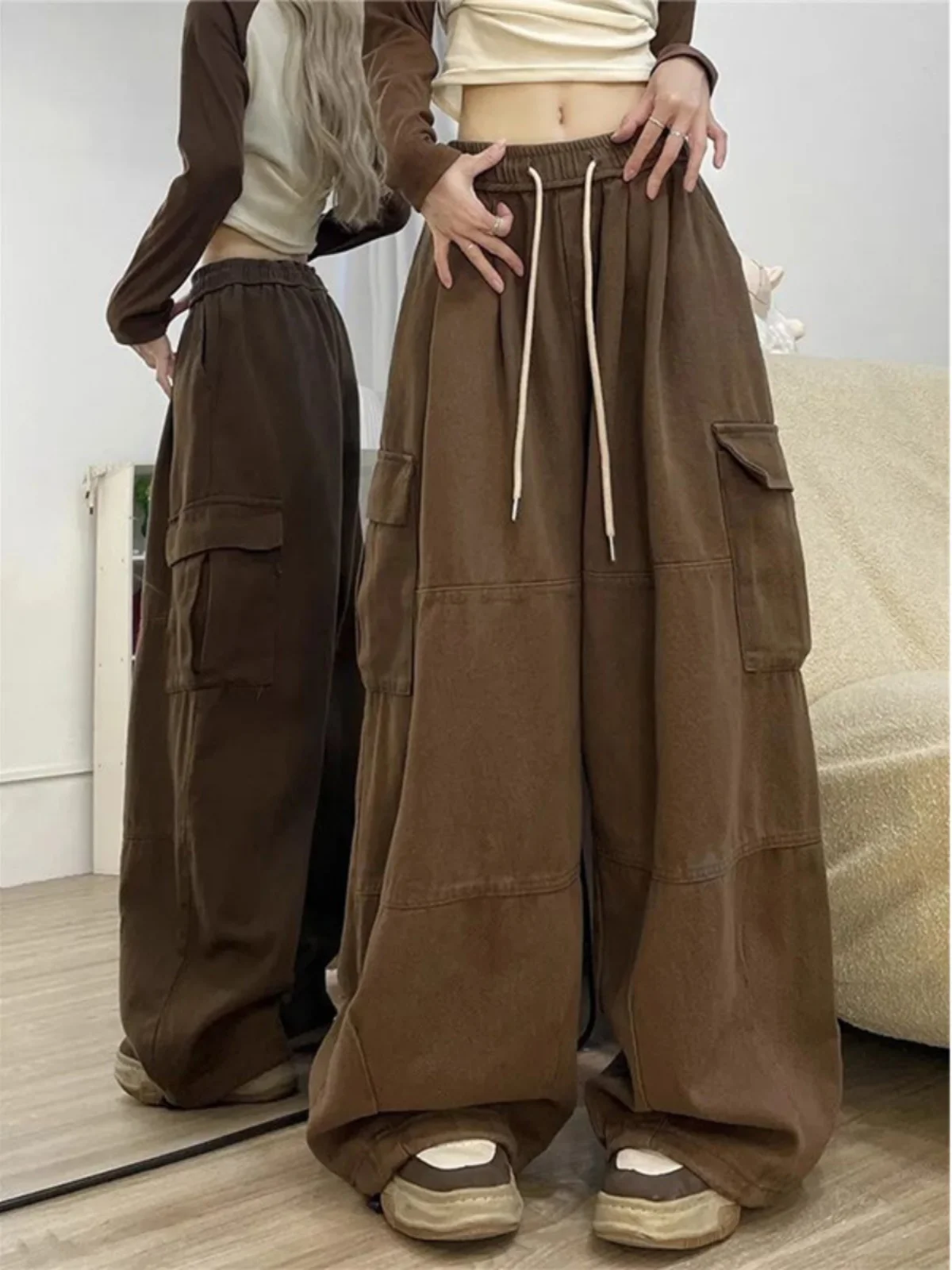 Свободные прямые рабочие брюки с широкими штанинами, повседневные брюки унисекс, осенне-зимние, винтажный дизайн, износостойкие, длинные брюки
Свободные прямые рабочие брюки с широкими штанинами, повседневные брюки унисекс, осенне-зимние, винтажный дизайн, износостойкие, длинные брюки