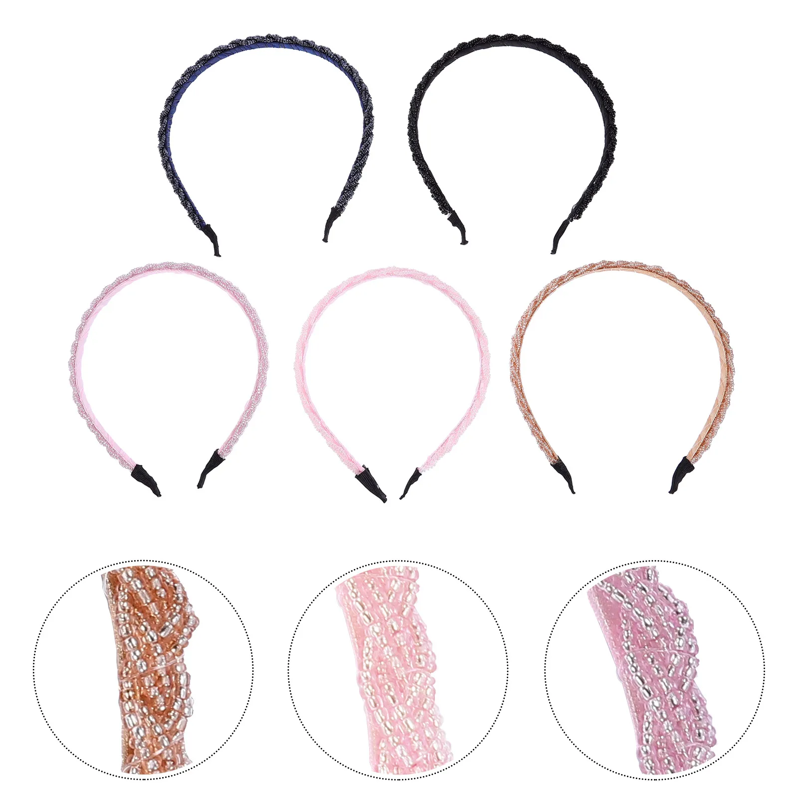 5pcs Beads Hairband Women Crystal Headband Girls Headdress Fashion Hair Accessory Party Wedding Tool Stylish
5pcs Beads Hairband Women Crystal Headband Girls Headdress Fashion Hair Accessory Party Wedding Tool Stylish