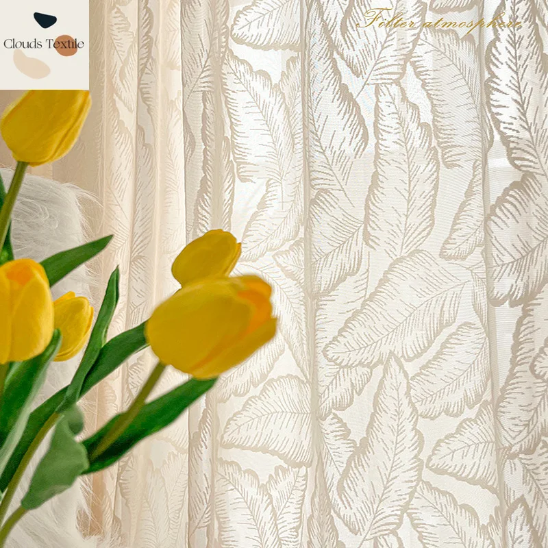 Fantasy Leaves Curtains for Living Dining Room Bedroom French Light Luxury Embossed Velvet Gauze Curtains Customize
Fantasy Leaves Curtains for Living Dining Room Bedroom French Light Luxury Embossed Velvet Gauze Curtains Customize