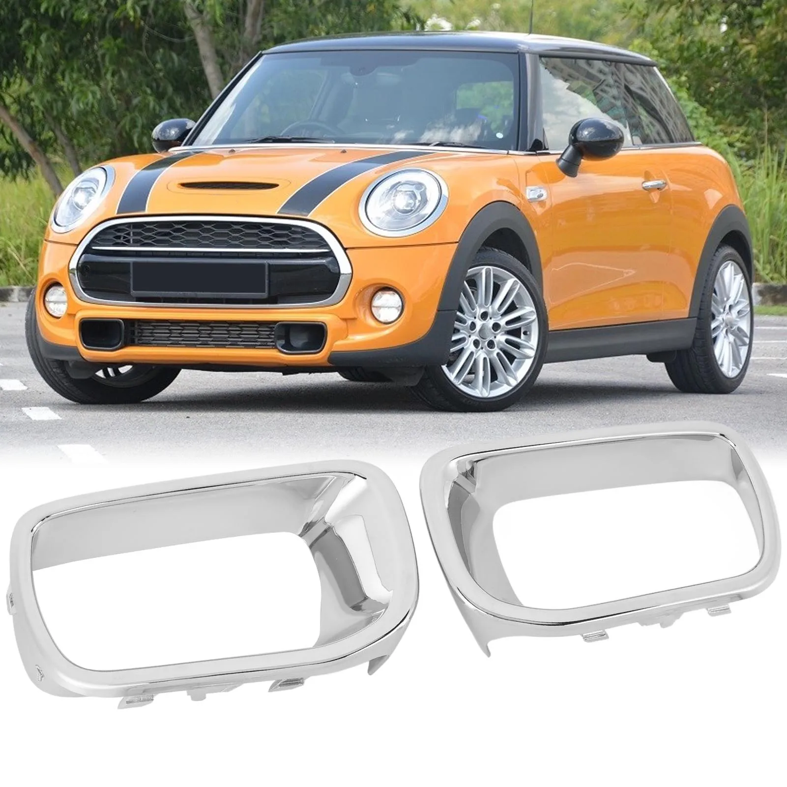 2PCS Chrome Bumper Air Vent Covers 51117337811 for MINI F55/F56/F57 (2014-2021) - Brake Duct Trim
2PCS Chrome Bumper Air Vent Covers 51117337811 for MINI F55/F56/F57 (2014-2021) - Brake Duct Trim