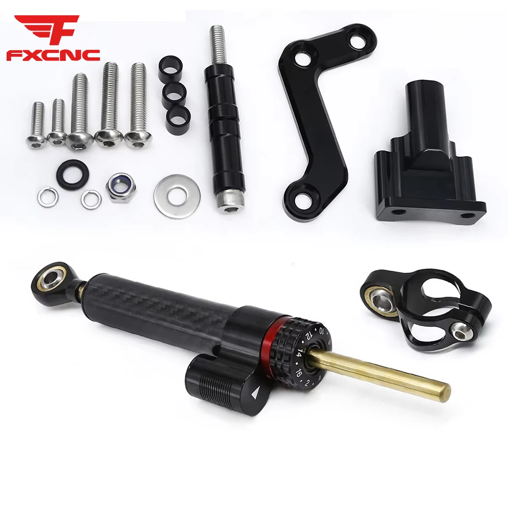 Carbon Damper For YAMAHA MT03 MT-03 2020-2023 Motorcycle Steering Damper CNC Stabilizer Bracket Mounting Support Kit Holder
Carbon Damper For YAMAHA MT03 MT-03 2020-2023 Motorcycle Steering Damper CNC Stabilizer Bracket Mounting Support Kit Holder