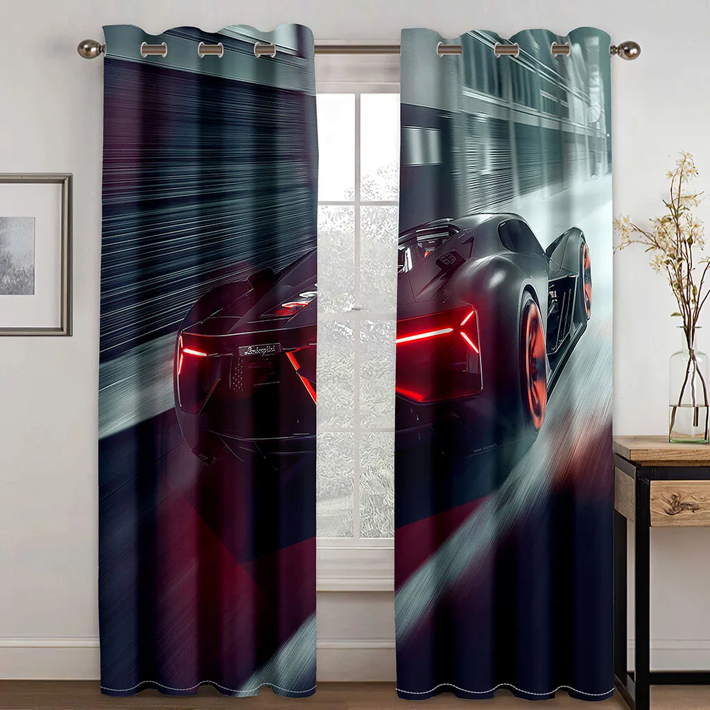 Red BlackSports Car Dark Cool Child Window Curtains in Kids Bedroom Living Room Hall Treatments Kitchen Decoration Drapes Blinds
Red BlackSports Car Dark Cool Child Window Curtains in Kids Bedroom Living Room Hall Treatments Kitchen Decoration Drapes Blinds