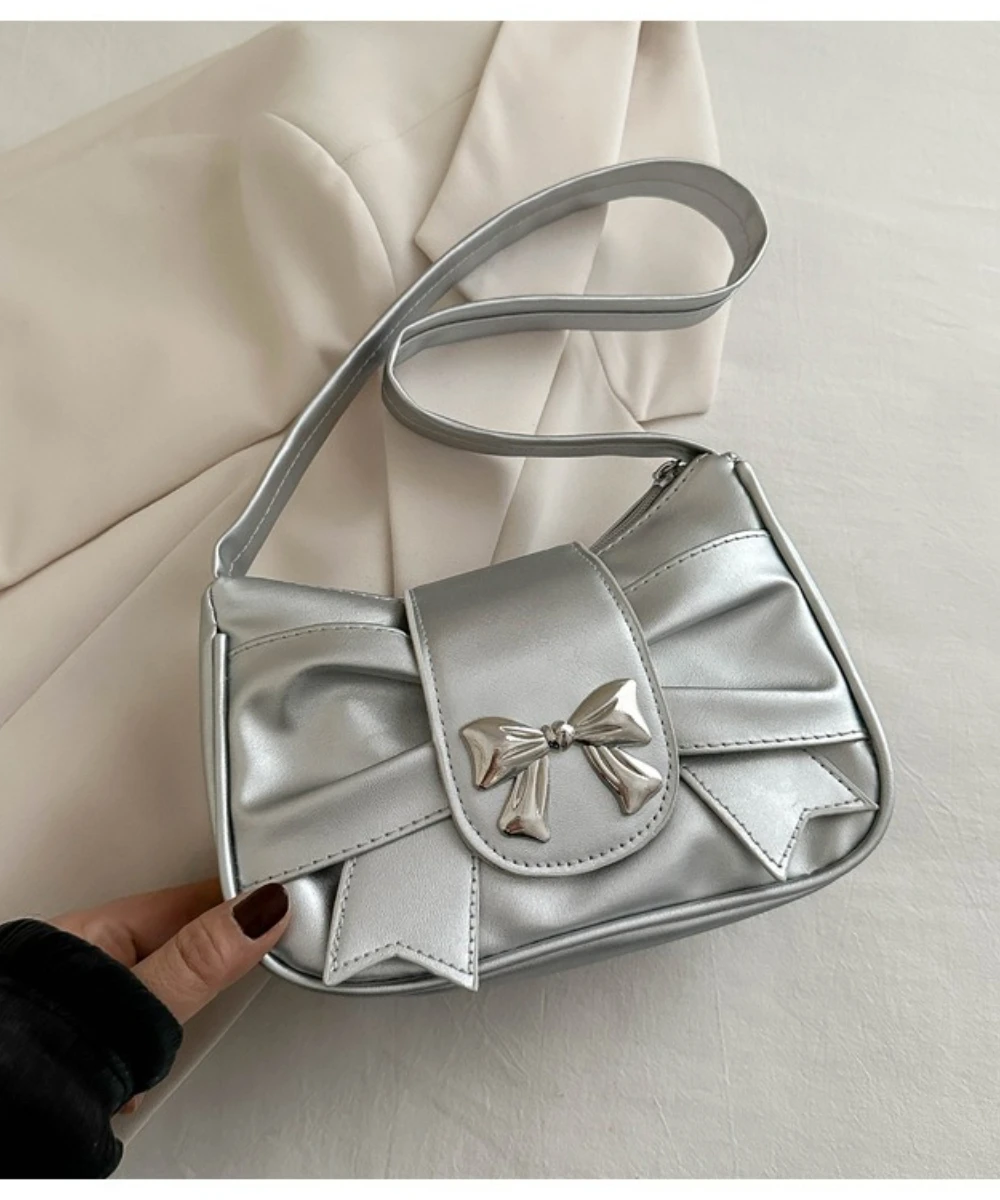 2025 Spring Summer Bow Accent Folded Underarm Bag for Women Artistic Shoulder Purse Casual Crossbody Handbag Fashionable
2025 Spring Summer Bow Accent Folded Underarm Bag for Women Artistic Shoulder Purse Casual Crossbody Handbag Fashionable