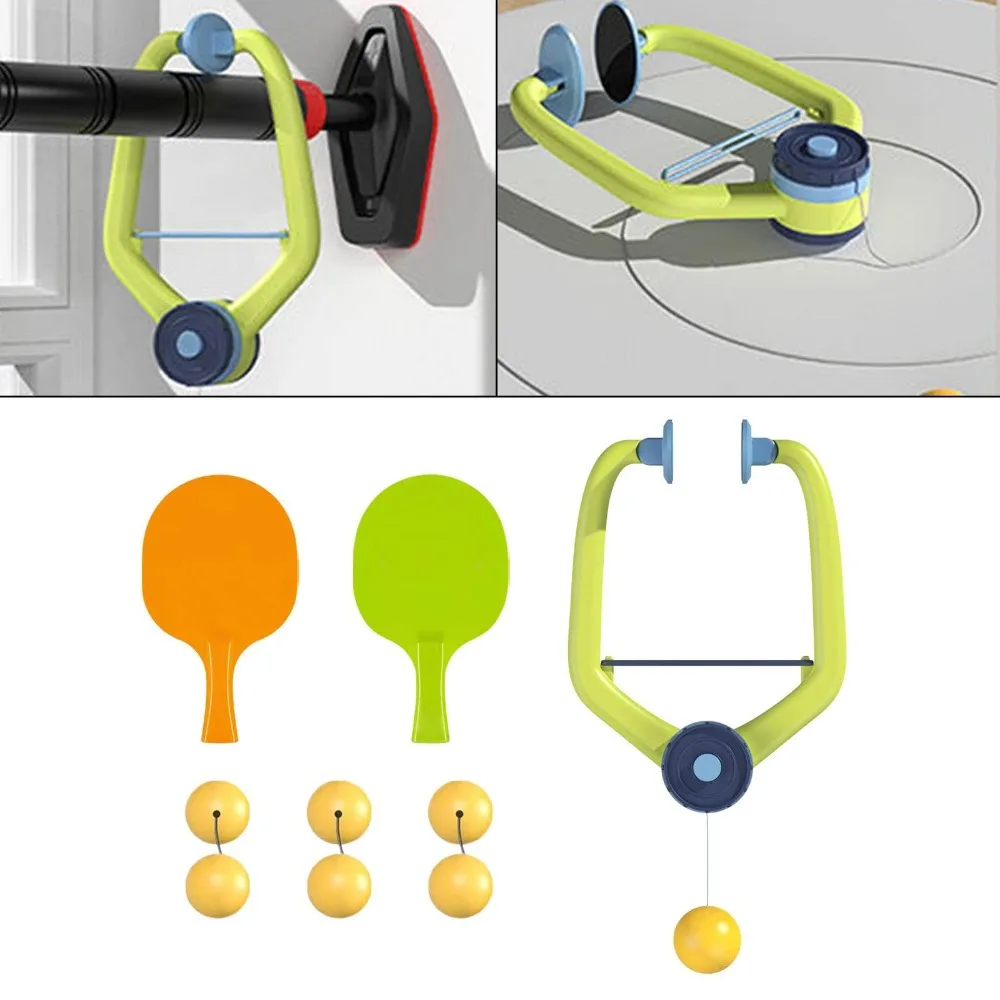 Adjustable Hanging Table Tennis Trainer Set With Racket And Balls Enhance Coordination Kids Door Ping Pong Game Portable
Adjustable Hanging Table Tennis Trainer Set With Racket And Balls Enhance Coordination Kids Door Ping Pong Game Portable