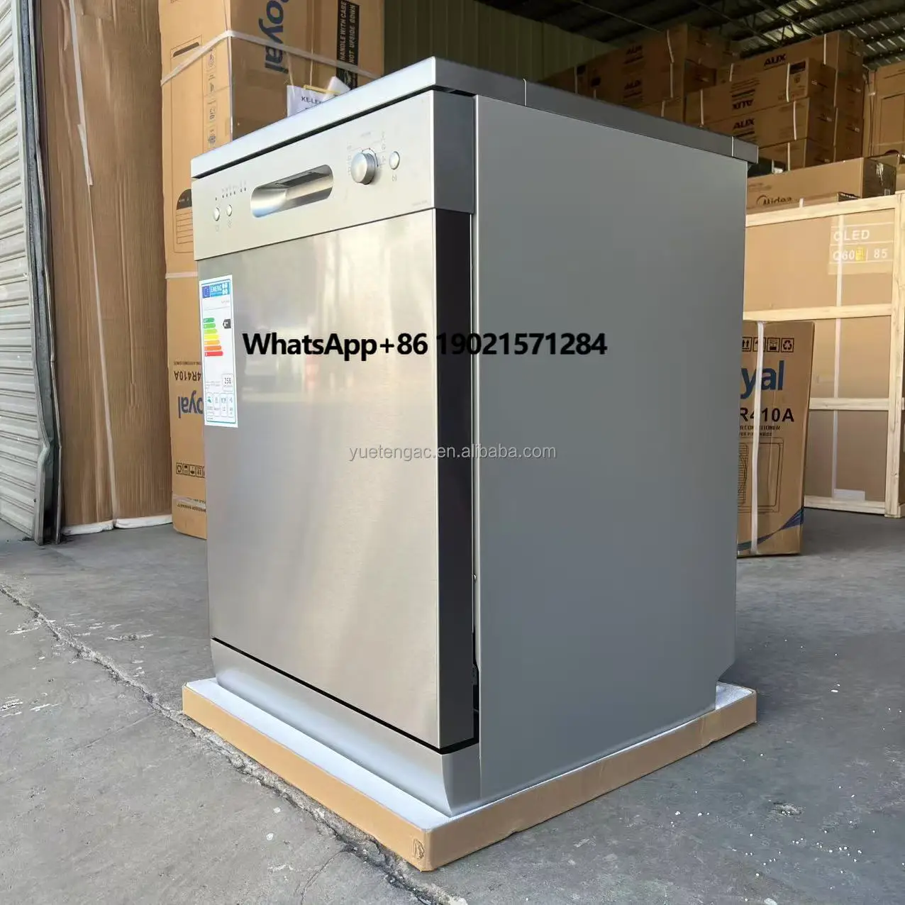 Dishwasher EU Standard A++ 12 Sets Silver Color Stainless Steel 90 Mins Quick Wash Freestanding Dishwasher 220V
Dishwasher EU Standard A++ 12 Sets Silver Color Stainless Steel 90 Mins Quick Wash Freestanding Dishwasher 220V