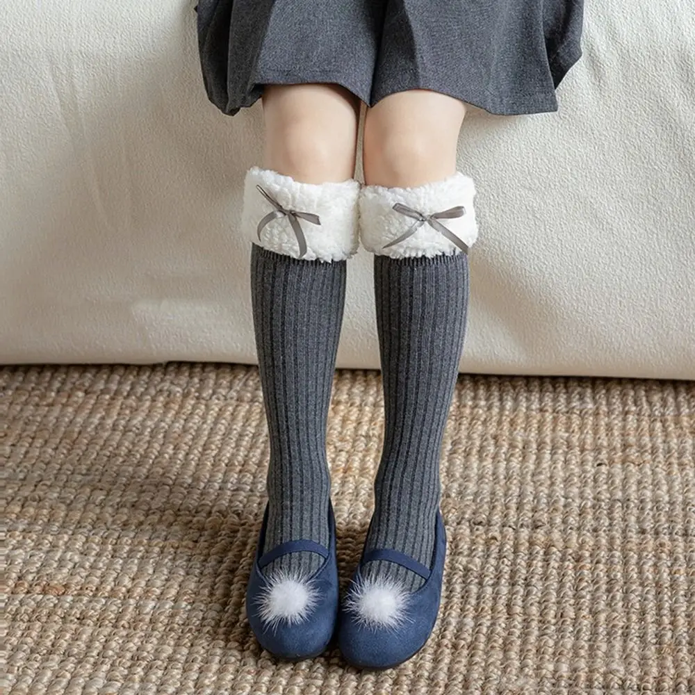 Sweet Long Tube Sock Lamb Wool Stocking Cotton Korean Style Plush Hosiery Cloth Accessories Autumn&Winter Bow Socks Kid
Sweet Long Tube Sock Lamb Wool Stocking Cotton Korean Style Plush Hosiery Cloth Accessories Autumn&Winter Bow Socks Kid