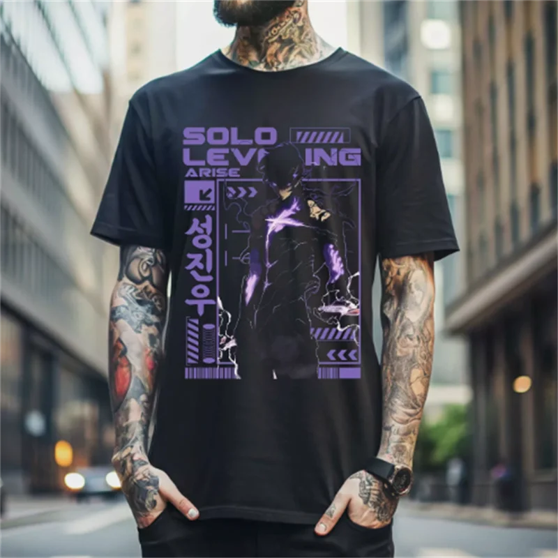 Solo Leveling Tshirt Short Sleeve Crewneck Tshirt Men/Women Harajuku Cosplay Short Sleeve T Shirt Unisex t shirt
Solo Leveling Tshirt Short Sleeve Crewneck Tshirt Men/Women Harajuku Cosplay Short Sleeve T Shirt Unisex t shirt
