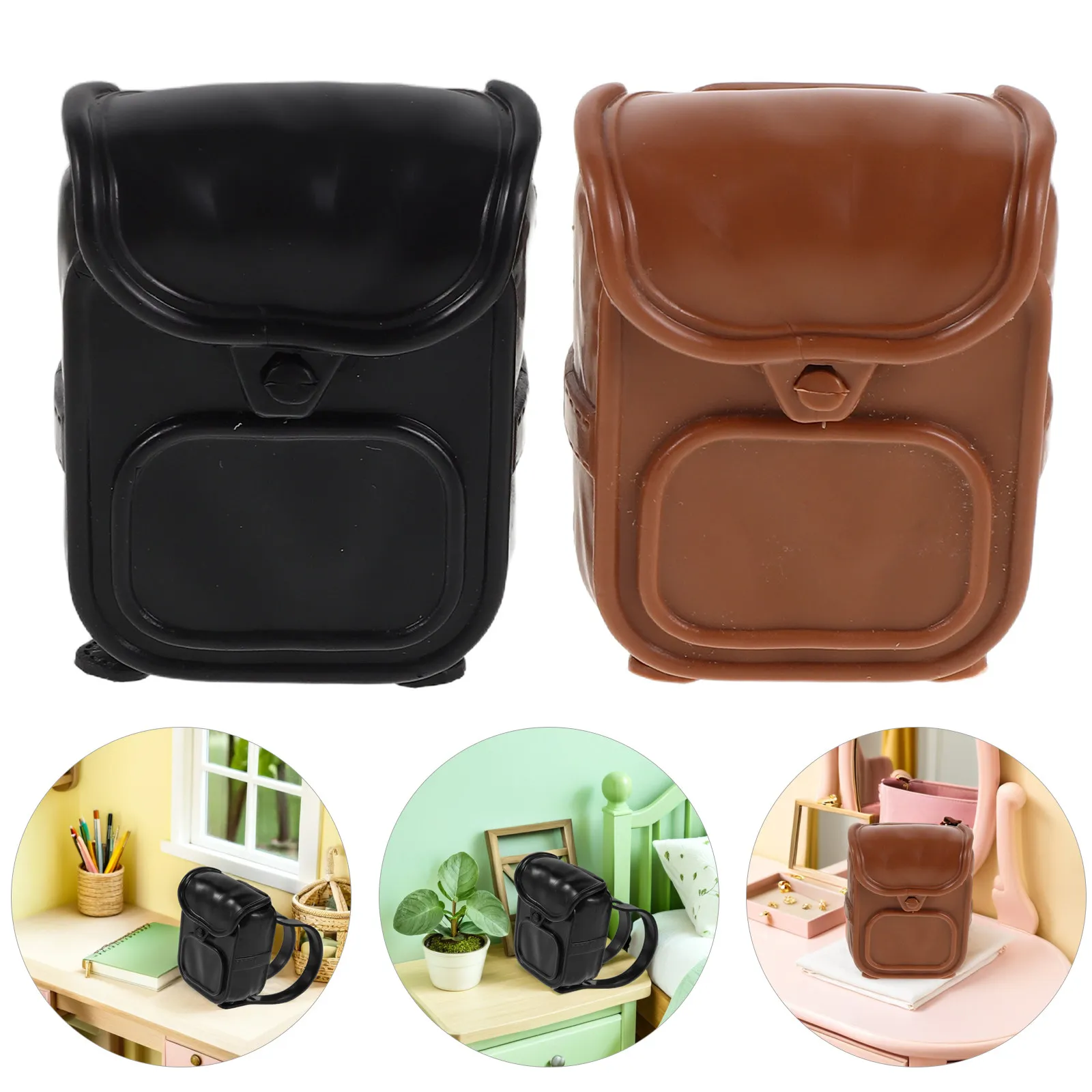 2Pcs Mini Pretend Play Backpack School Bag Accessories Adjustable Strap Portable Carriers for Dress Up Miniature Backpack
2Pcs Mini Pretend Play Backpack School Bag Accessories Adjustable Strap Portable Carriers for Dress Up Miniature Backpack