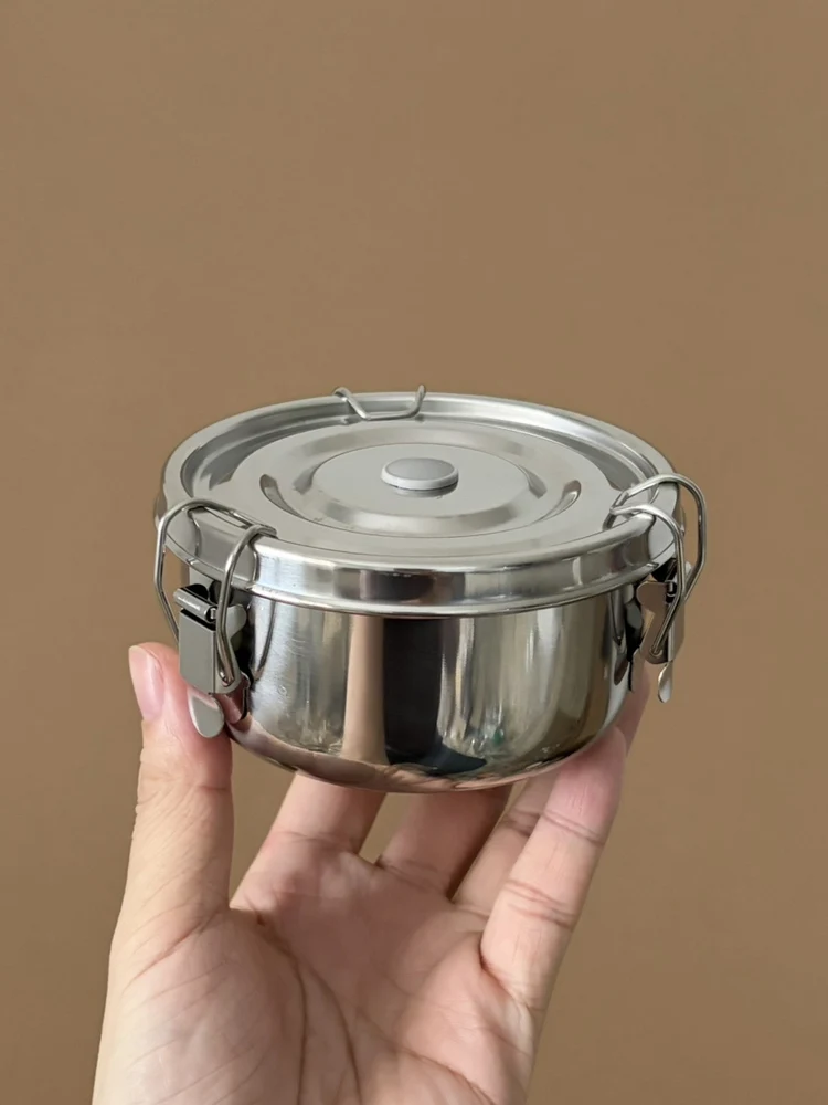Thickened 304 Stainless Steel Steam Rice Bowl with Cover Kitchen Freezer Freshness Preservation Lunch Box Home Use
Thickened 304 Stainless Steel Steam Rice Bowl with Cover Kitchen Freezer Freshness Preservation Lunch Box Home Use