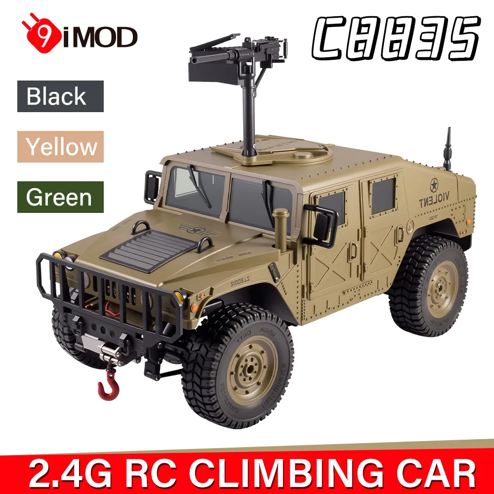 9IMOD C8835 RC Car 6KM/H Four Wheel Drive 2.4G Climbing Car 50M Diatance Winch and Optional Remote Control Off-Road Vehic
9IMOD C8835 RC Car 6KM/H Four Wheel Drive 2.4G Climbing Car 50M Diatance Winch and Optional Remote Control Off-Road Vehic