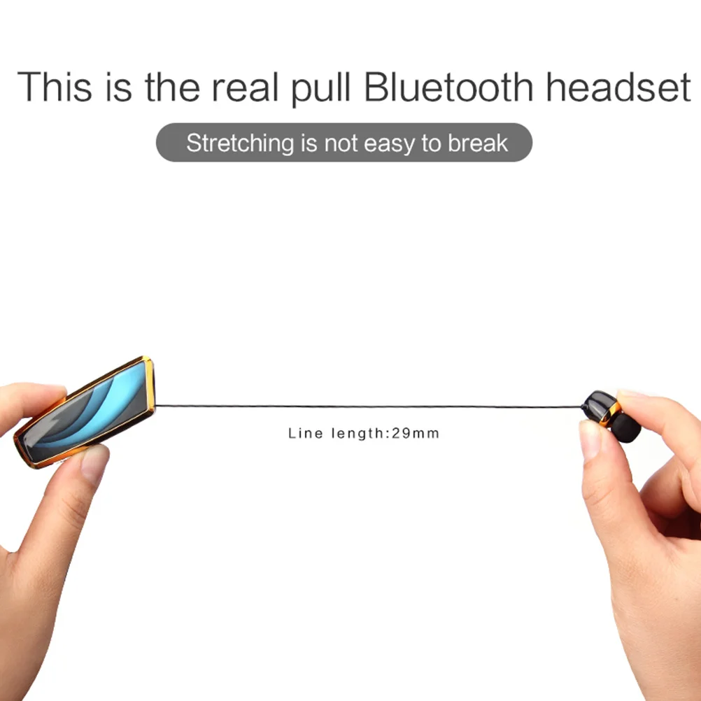 Earphones Golden Retractable Cable Clip Design Hands-Free Calling Wireless Headset For Smartphone Tablet Laptop
Earphones Golden Retractable Cable Clip Design Hands-Free Calling Wireless Headset For Smartphone Tablet Laptop