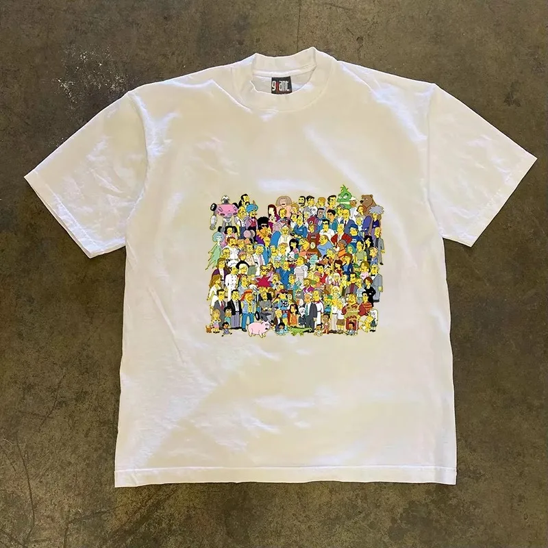 Cheng Story T-Shirt 260g Heavyweight Pure Cotton American Oversize Couple Style Loose Short Sleeve Women's Men's Top
Cheng Story T-Shirt 260g Heavyweight Pure Cotton American Oversize Couple Style Loose Short Sleeve Women's Men's Top