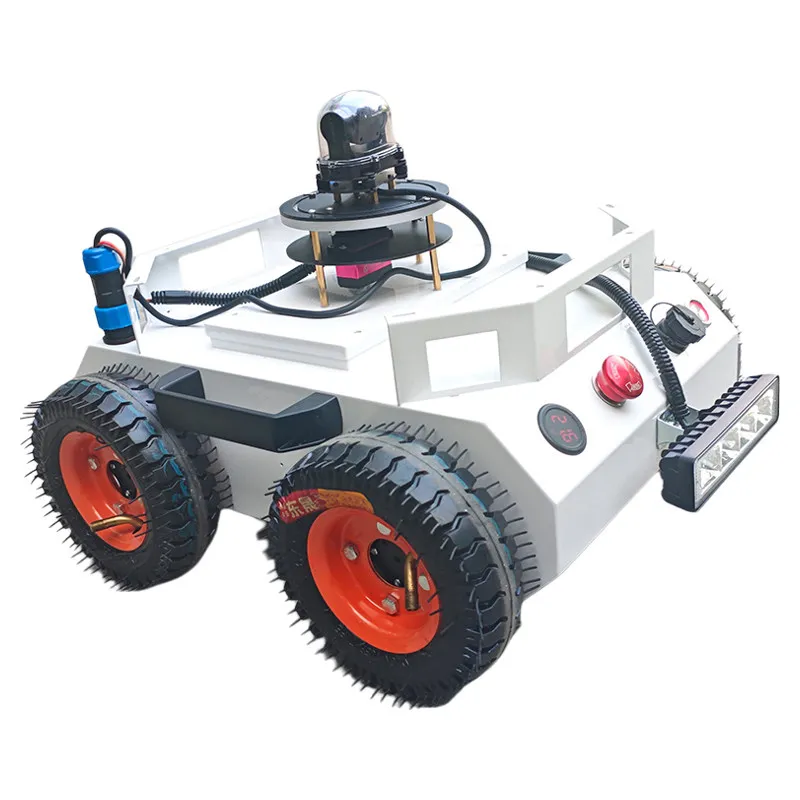 Long-distance image transmission robot remote control trolley patrol reconnaissance chassis gimbal camera
Long-distance image transmission robot remote control trolley patrol reconnaissance chassis gimbal camera