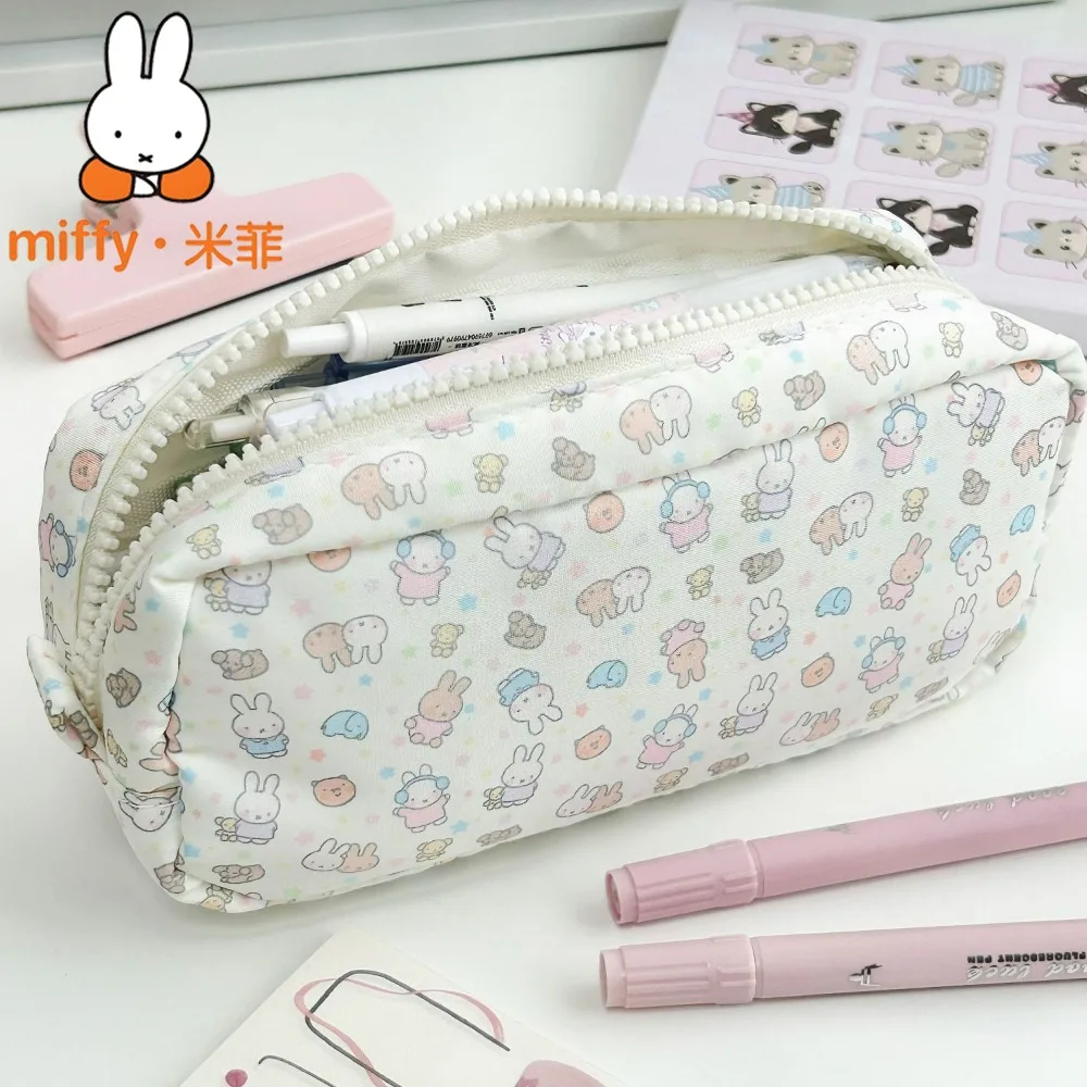New Cute Miffy Pen Case Large Capacity Stationery Storage Pouch for Students Cartoon Pencil Box Fashion Portable School Supply
New Cute Miffy Pen Case Large Capacity Stationery Storage Pouch for Students Cartoon Pencil Box Fashion Portable School Supply