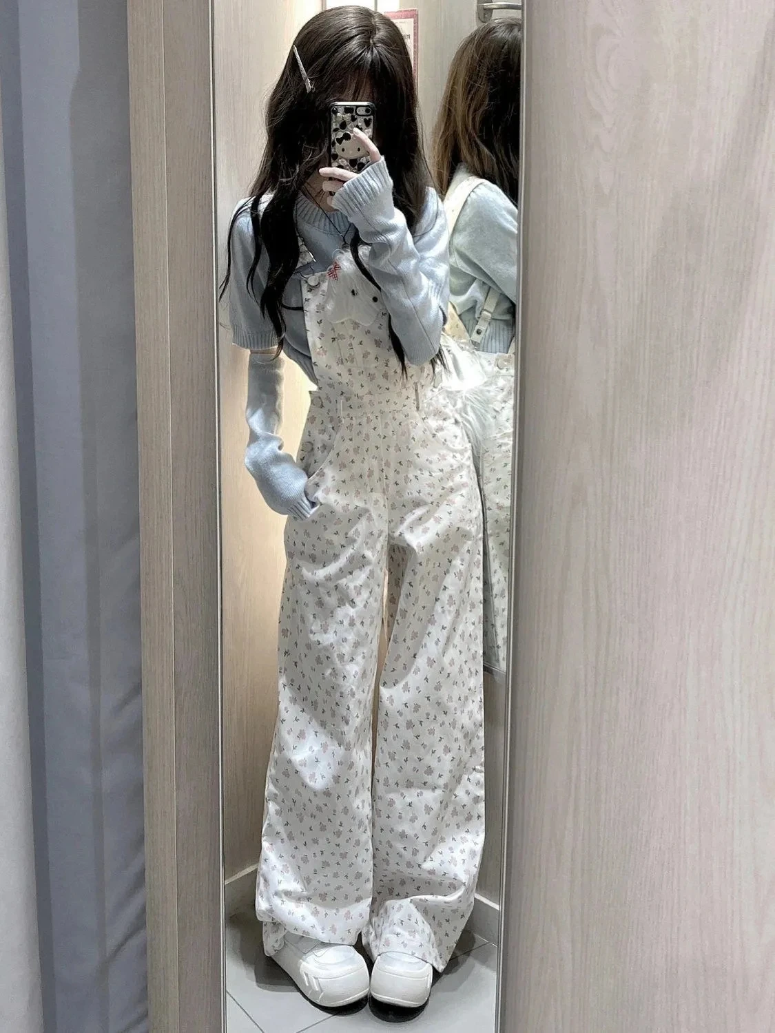 Korean Sle Floral Print High Waist Wide Leg Jumpsuit Student Sweet Girl Summer Spring New Arrival Faionable Two Piece Set
Korean Sle Floral Print High Waist Wide Leg Jumpsuit Student Sweet Girl Summer Spring New Arrival Faionable Two Piece Set