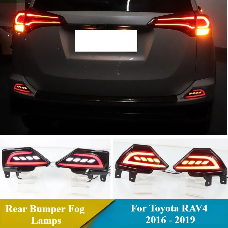 1 пара автомобильных светодиодных отражателей бампера для Toyota RAV4 2016 2017 2018 2019, задний фонарь, противотуманные фары, указатель поворота, стоп-сигнал
1 пара автомобильных светодиодных отражателей бампера для Toyota RAV4 2016 2017 2018 2019, задний фонарь, противотуманные фары, указатель поворота, стоп-сигнал