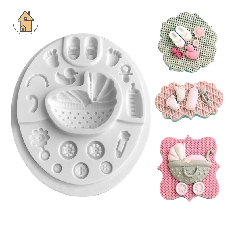 Baby Accessories Silicone Molds DIY Fondant Cake Decorating Tools Chocolate Gumpaste Mold Sugarcraft Baking Tool
Baby Accessories Silicone Molds DIY Fondant Cake Decorating Tools Chocolate Gumpaste Mold Sugarcraft Baking Tool