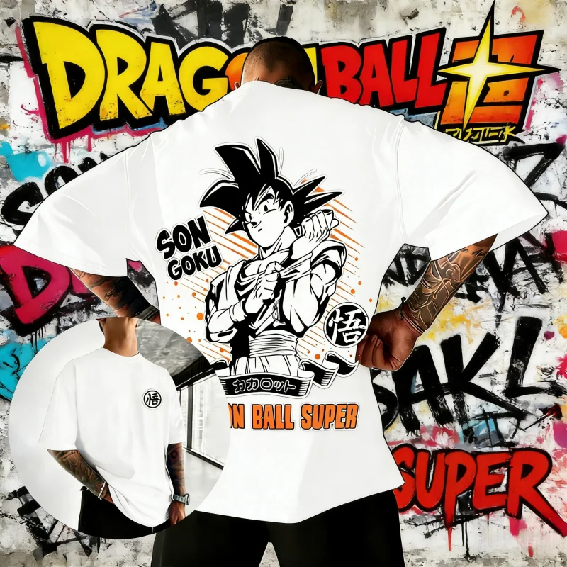 2026Summer Dragon Ball Super Son Goku 100% Cotton Back Print Vintage Oversized Casual Unisex T-Shirt for DBZ Fans Streetwear Y2k
2026Summer Dragon Ball Super Son Goku 100% Cotton Back Print Vintage Oversized Casual Unisex T-Shirt for DBZ Fans Streetwear Y2k