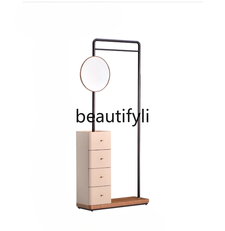 Italian minimalist coat rack entry stainless steel designer premium light luxury saddle leather floor locker clothes rod
Italian minimalist coat rack entry stainless steel designer premium light luxury saddle leather floor locker clothes rod