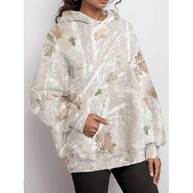 Camo Maple Hoodie Women's Fashion Outerwear Leaf Print Sweatshirt Spring Seasonal Other Material 100% Short Jacket
Camo Maple Hoodie Women's Fashion Outerwear Leaf Print Sweatshirt Spring Seasonal Other Material 100% Short Jacket