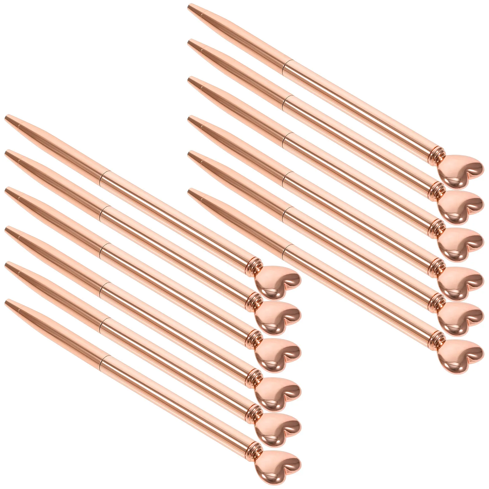 12Pcs Stylish Metal Heart Ballpoint Pens Long Service Life Comfortable Grip for Note Taking Journaling Sketching School Office
12Pcs Stylish Metal Heart Ballpoint Pens Long Service Life Comfortable Grip for Note Taking Journaling Sketching School Office