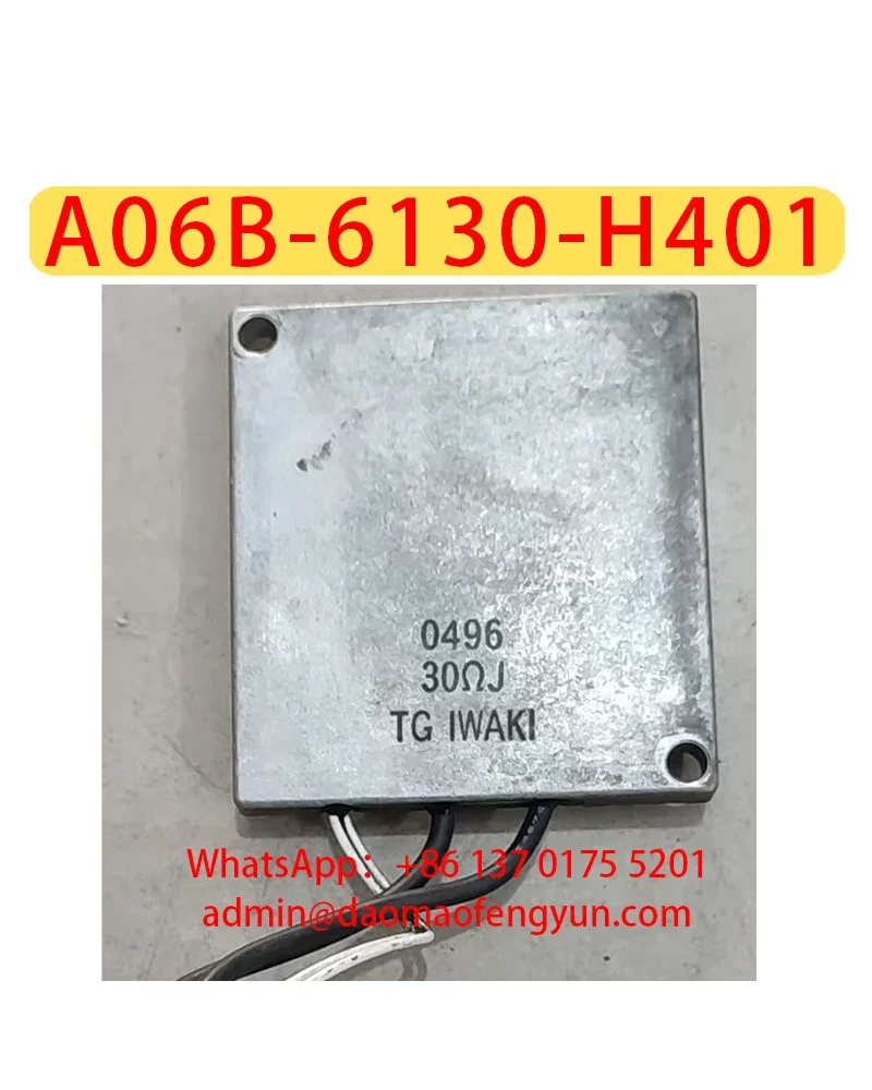 A06B-6130-H401 Used Resistance Tested for Normal Shipping,Fast shipping,The shipment will be arranged after passing the test
A06B-6130-H401 Used Resistance Tested for Normal Shipping,Fast shipping,The shipment will be arranged after passing the test
