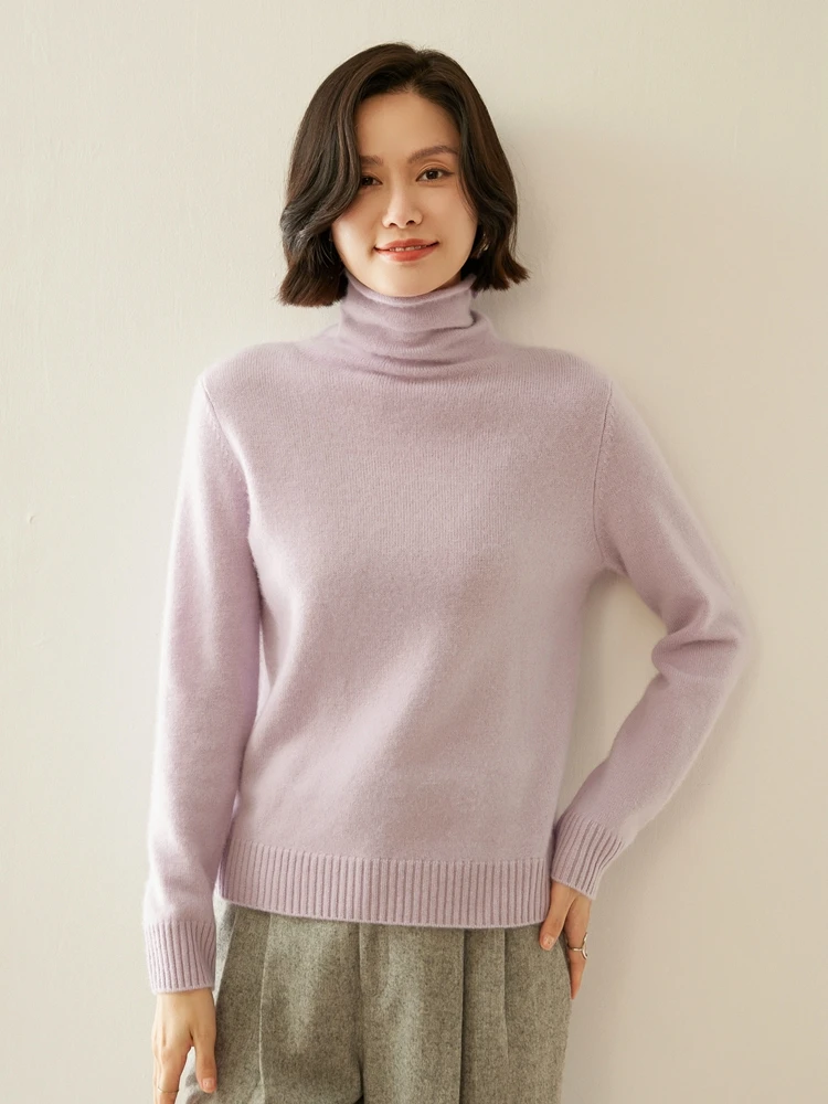New Women 100%Cashmere Sweater Turtleneck Long Sleeve Thick Pullover Autumn Winter Basic Soft Warm Casual Cashmere Knitwear Tops
New Women 100%Cashmere Sweater Turtleneck Long Sleeve Thick Pullover Autumn Winter Basic Soft Warm Casual Cashmere Knitwear Tops