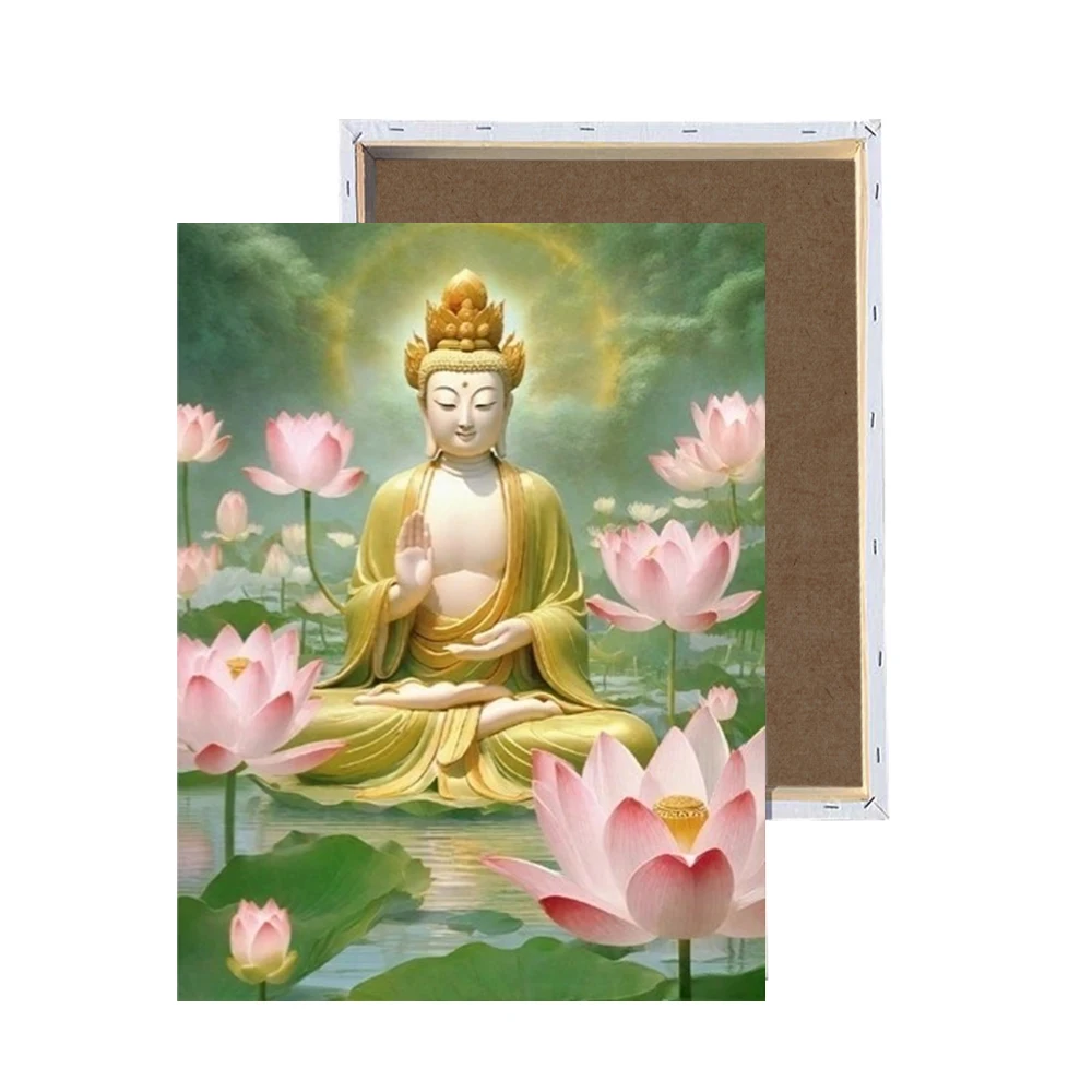 GATYZTORY 5d DIY Diamond Painting Full Square&Round Lotus and Buddha Diamond Embroidery Decoration Home Art Kit
GATYZTORY 5d DIY Diamond Painting Full Square&Round Lotus and Buddha Diamond Embroidery Decoration Home Art Kit