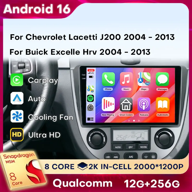 Wireless CarPlay Android Auto For Chevrolet Lacetti J200 2004-2013 For Buick Excelle Hrv 2004-2013 Android 16 4G 2 DIN Autoradio
Wireless CarPlay Android Auto For Chevrolet Lacetti J200 2004-2013 For Buick Excelle Hrv 2004-2013 Android 16 4G 2 DIN Autoradio